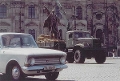 Theaterplatz in Dresden mit Kathedrale St. Trinitatis