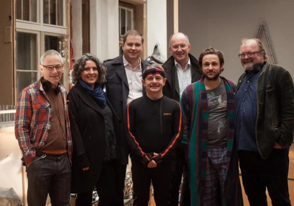 D. Levy, K. Wendt (MDM), M. Görsch (MDM), V. Zack, B. Fieber (Staatskanzlei Sachsen-Anhalt), D. Schaad und S. Arndt