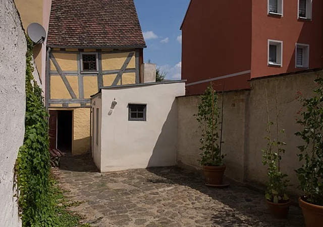 Hofseite des Handwerkerhauses