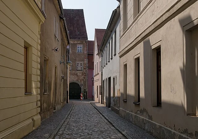 Koboldgasse mit Blick auf die Neustraße