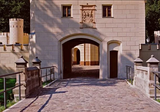 Torhaus, Blick in den Schlosshof, Osten