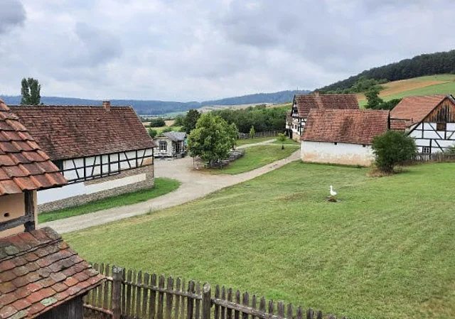 Blick aus Stallscheune Reinsfeld