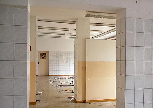 Neubau, ehemaliger Ausbildungsraum im Erdgeschoss