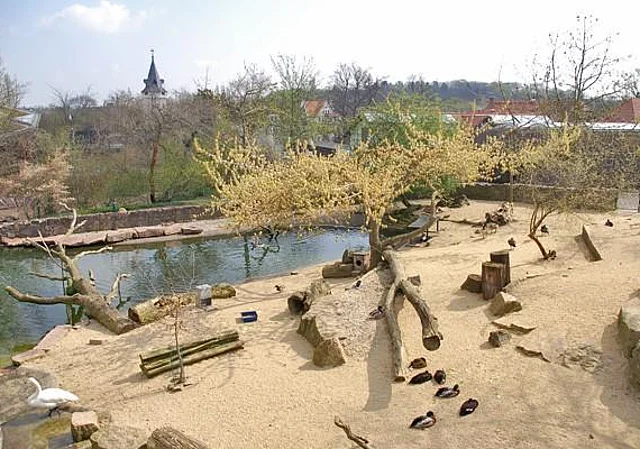 Pelikananlage, Blick nach Nordost