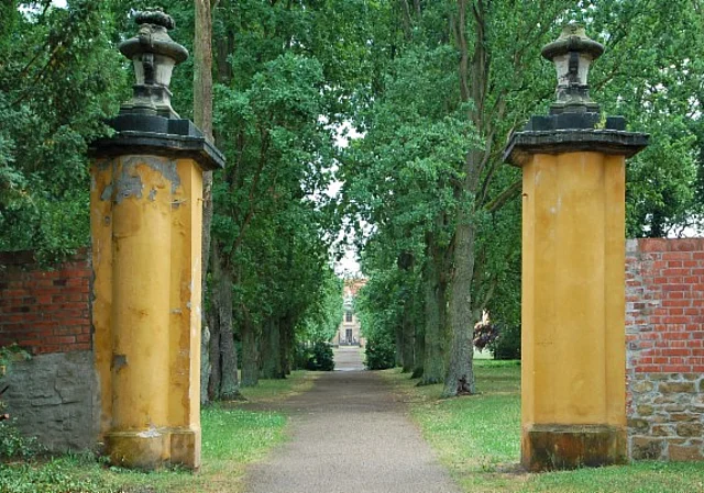 Schloss Mosigkau, nördlicher Garten