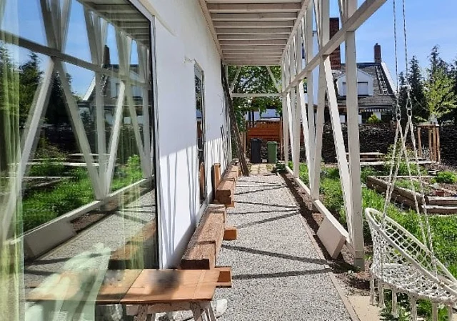 Haus am Milchberg Laubengang unten