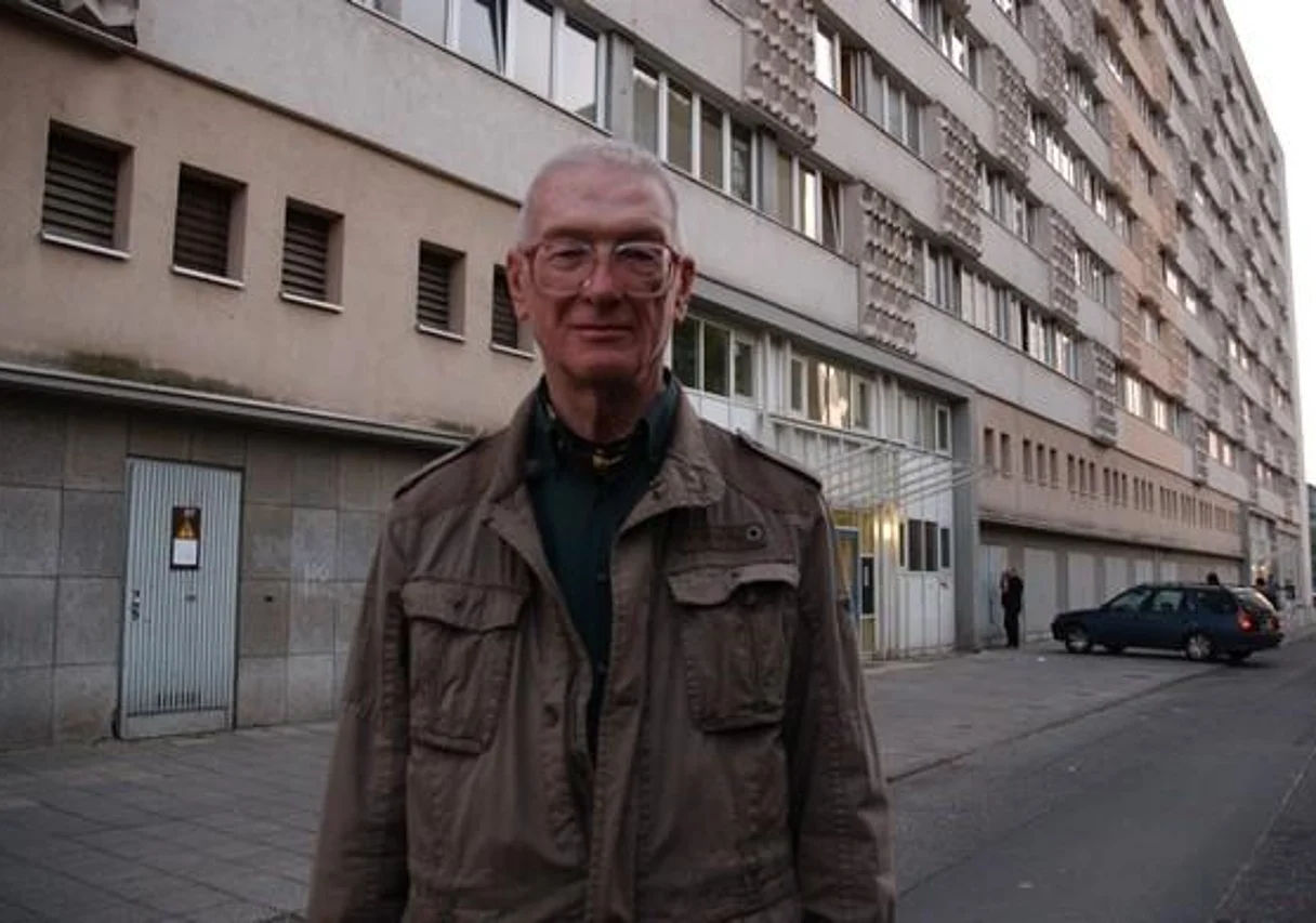 Helwin Leuschner in der Gerberstraße in Leipzig