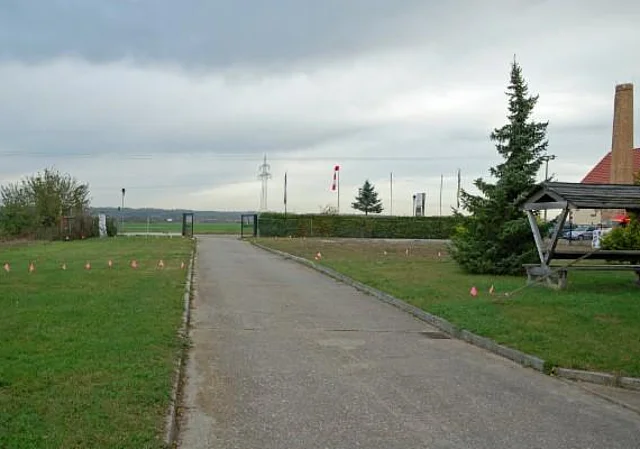 Gelände Helikopterflug Großer