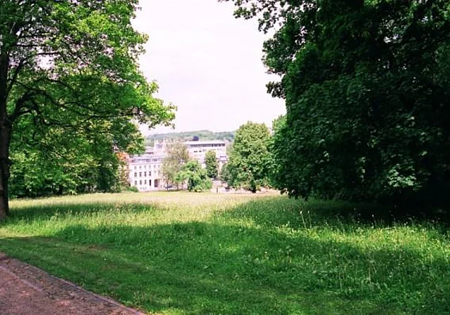 Blick zur Wettiner Straße