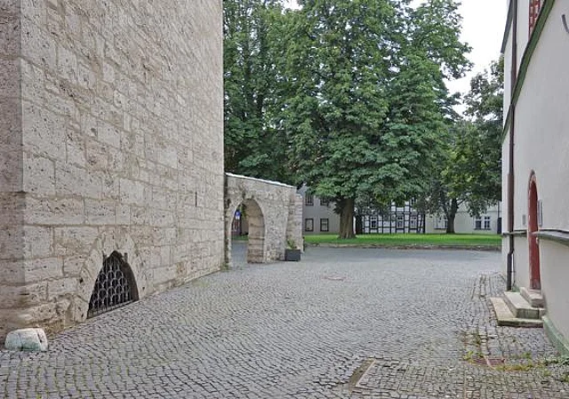 Blick auf den Rathaushof