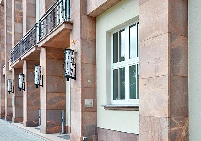 Kulturhaus Aue, Detail Haupteingang