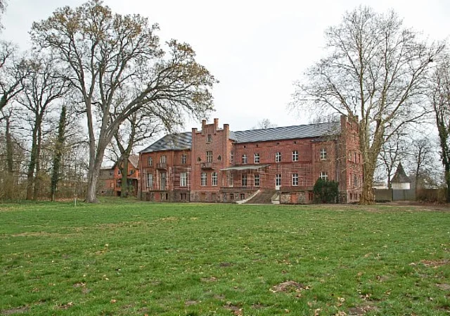 Rittergut Wittenmoor, Herrenhaus Gartenseite