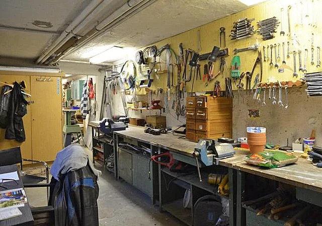 Werkstatt im Kellergeschoss
