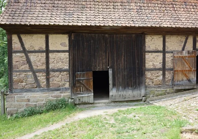 Scheune des Fachwerkhauses aus Eicha