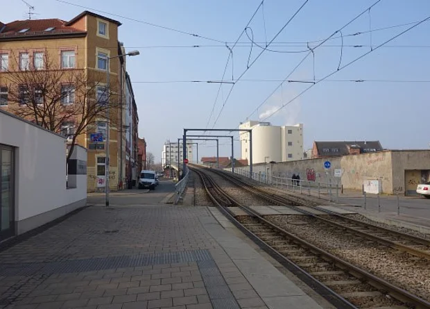 Magdeburger Allee, Blick zum Malzwerk 