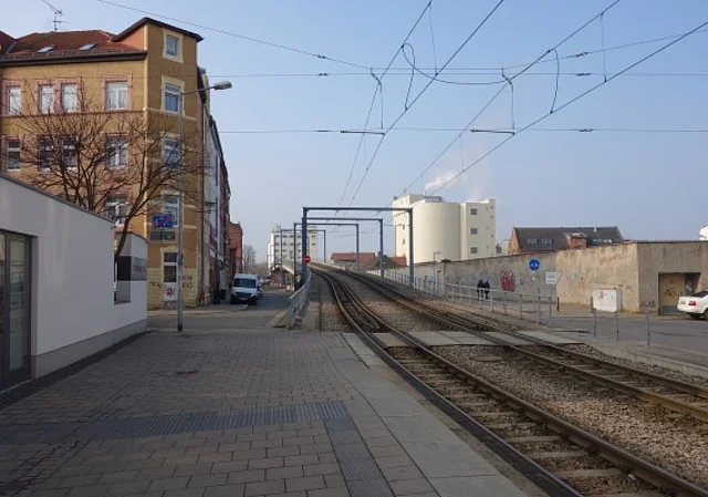 Magdeburger Allee, Blick zum Malzwerk