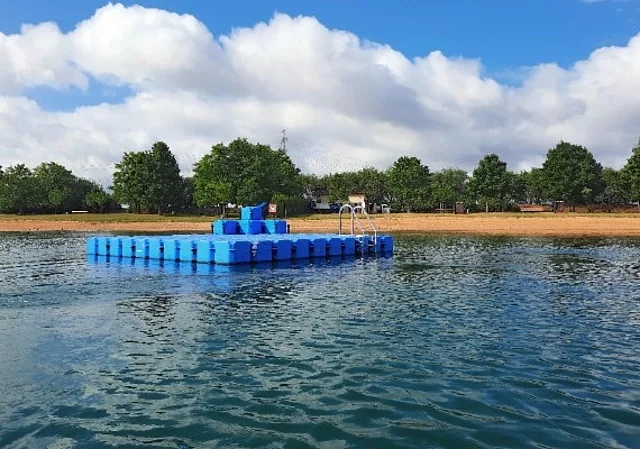 Strandbad Stotternheim Badeinsel