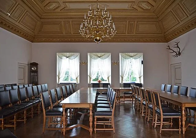 Altes Jagdschloss Wermsdorf, Schlosssaal