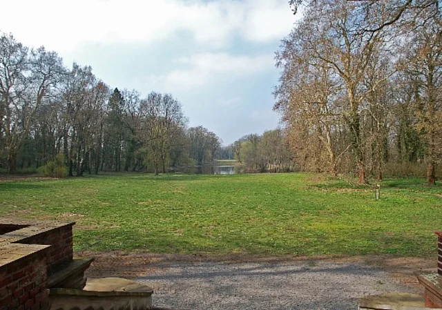 Rittergut Wittenmoor, Terrasse nach Westen