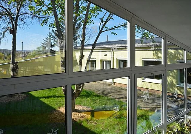Blick in den westlichen Hof