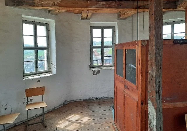 Turmzimmer mit Uhrwerk