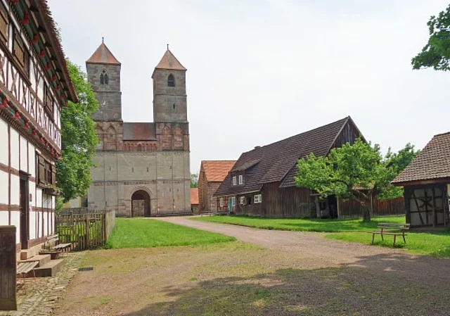 Blick zum Klosterareal