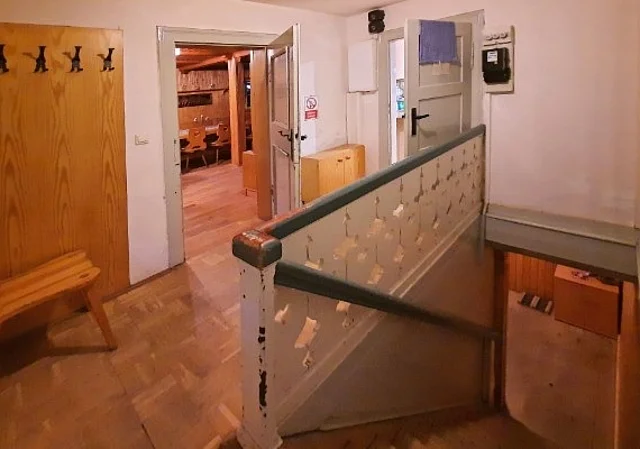 Treppe zum Obergeschoss
