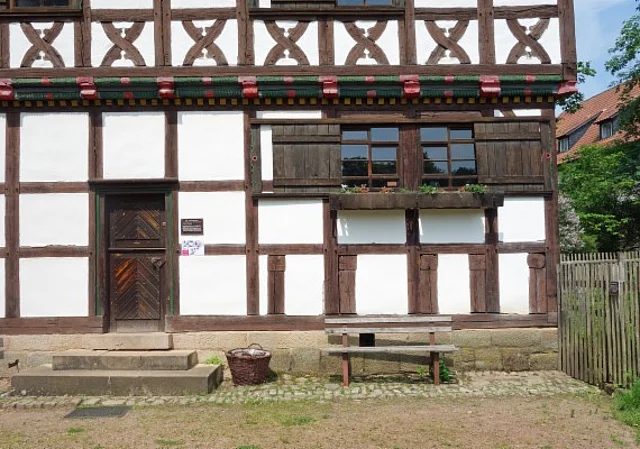 Eingang Fachwerkhaus aus Witzelroda