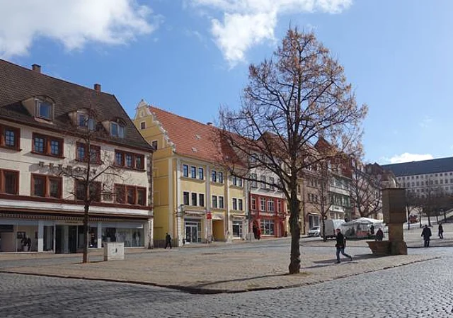 Oberer Hauptmarkt Blick zum Schloss
