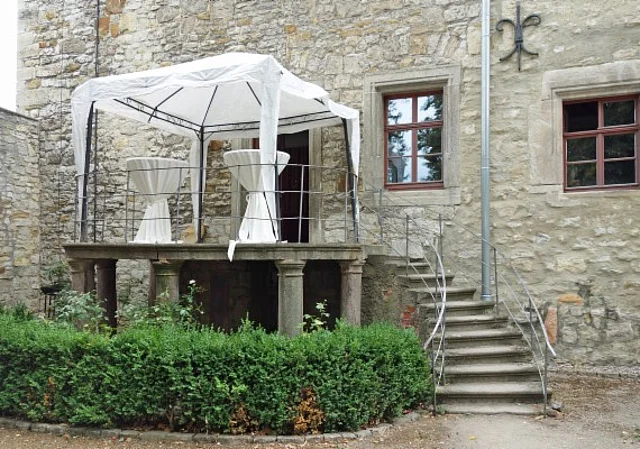 Zugang Restaurantgarten