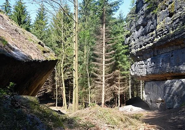Richters Grund, Kletterfelsen