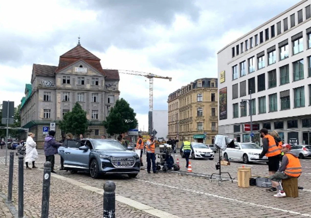 am Hallmarkt in Halle (Saale)