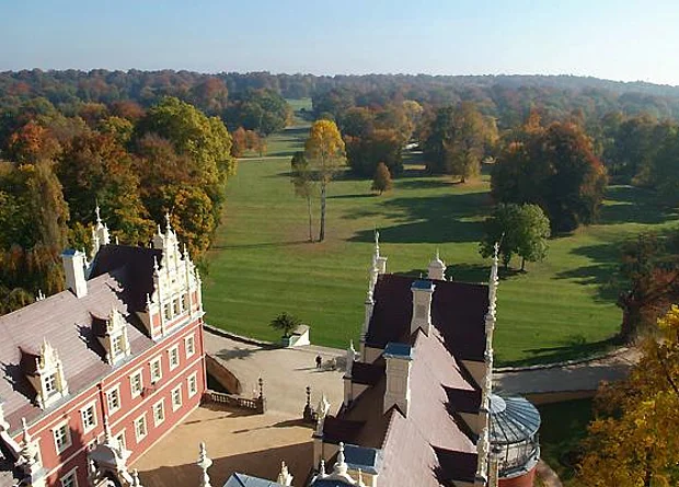Neues Schloss, Blick vom Schlossturm 