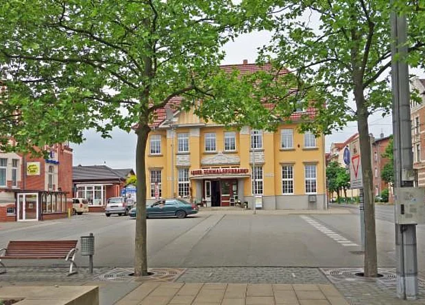 Blick vom Bahnhofsplatz Nordhausen 