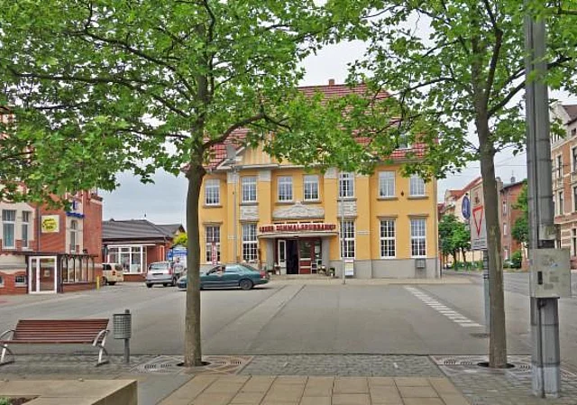 Blick vom Bahnhofsplatz Nordhausen