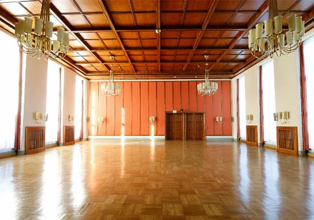 Kulturhaus Aue, Kleiner Saal, Kassettendecke