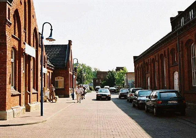 Innenhof Straße Blick nach Nordosten
