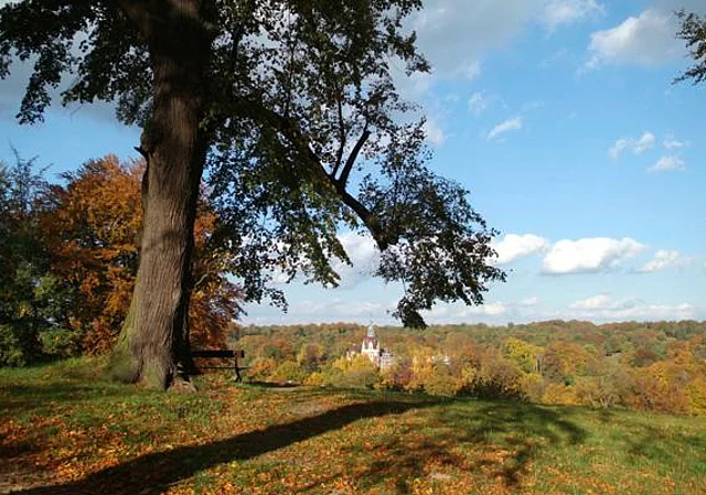 Bergpark, Blick zum Neuen Schloss