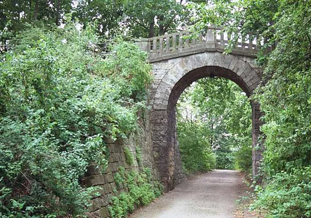 Brücke im Park