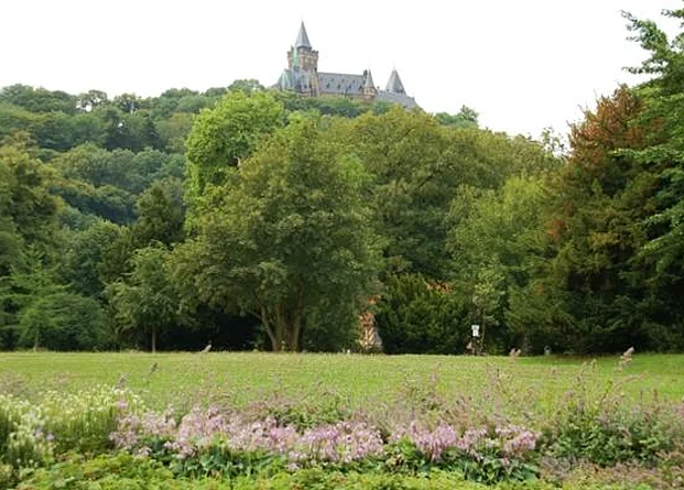 Lustgarten, Blick zum Schloß nach Süden 