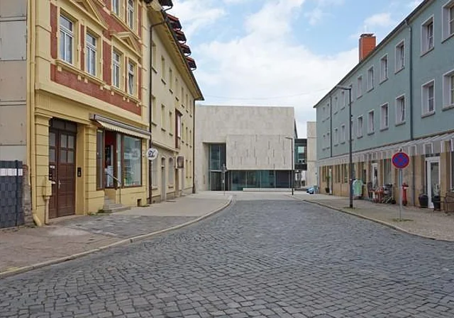 Innenstadt Nordhausen: Blick von der Bäckerstraße zum Bürgerhaus