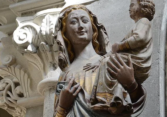 Detail der Madonna