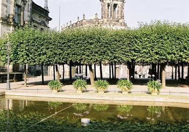Blick Richtung Westen, Hofkirche