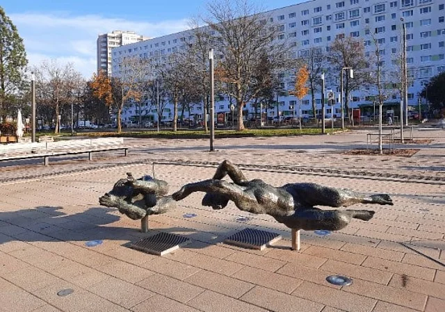 Berliner Platz Wasserspiel