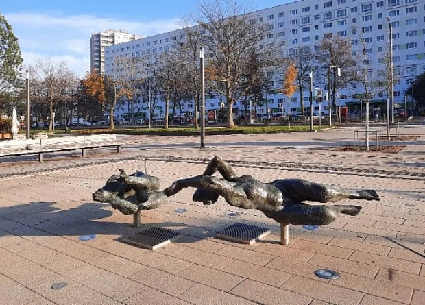 Berliner Platz Wasserspiel 