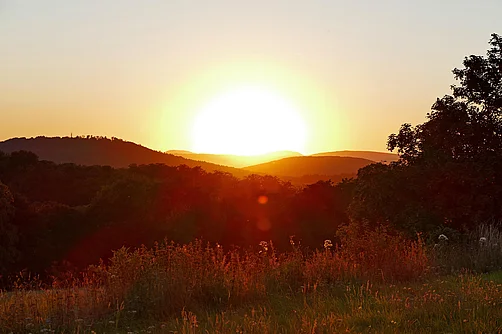 Sonnenuntergang auf dem Gebaweg Sonnenuntergang auf dem Gebaweg