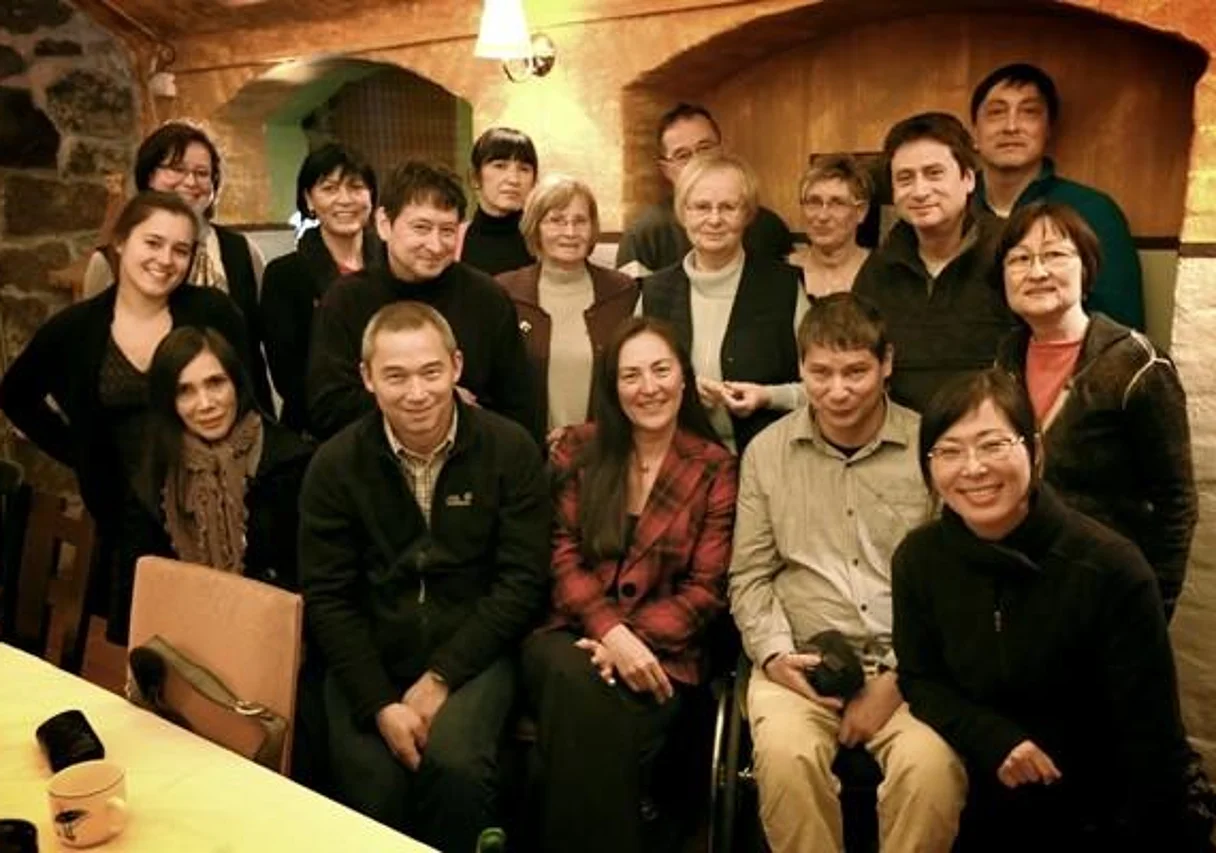 Treffen der Protagonisten im Restaurant Tobagi in Leipzig