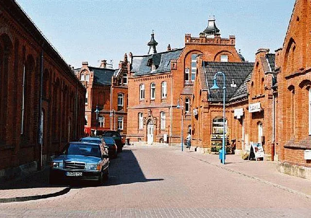 Innenhof Straße Blick nach Nordwesten