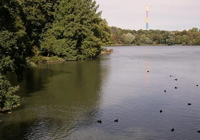 Blick von der Schlossteichbrücke