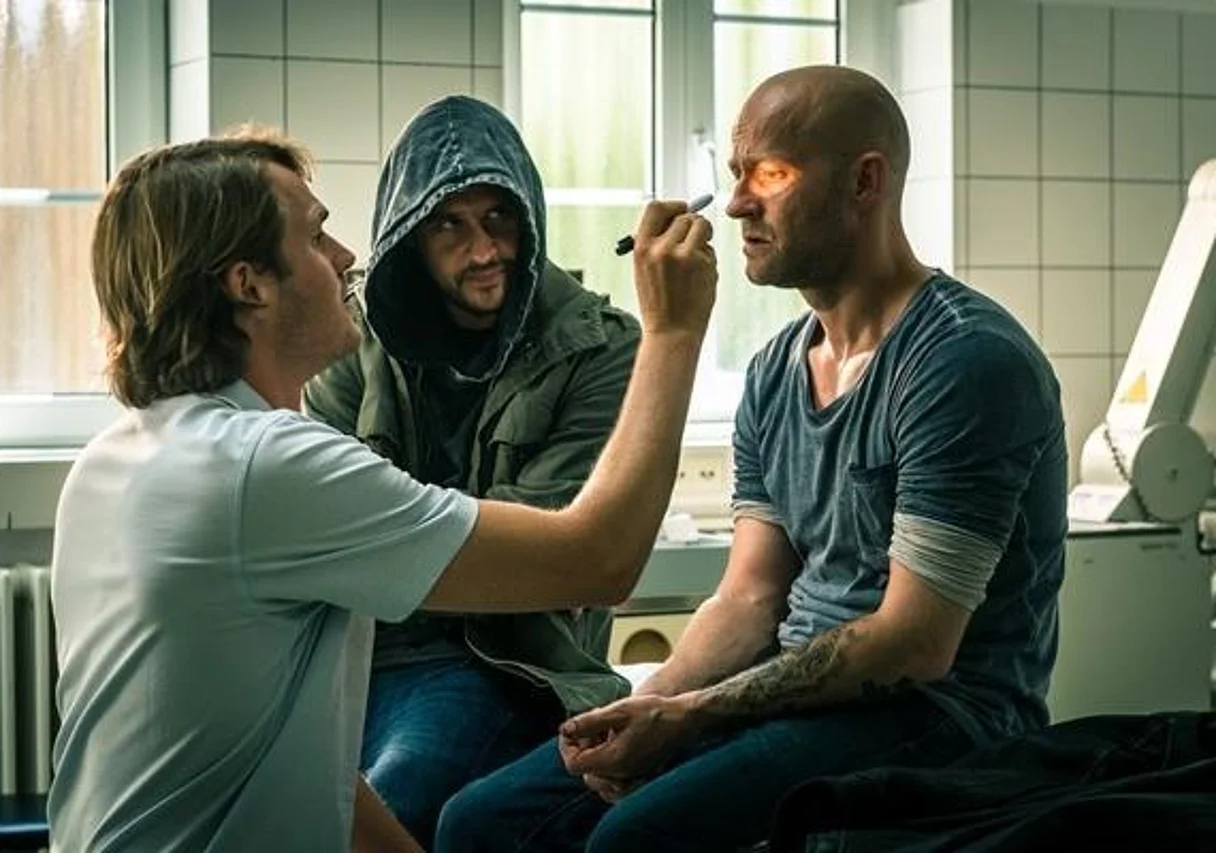 Fabian Hinrichs, Moritz Bleibtreu und Jürgen Vogel im Akademischen Lehrkrankenhaus der Universitätsklinik Halle